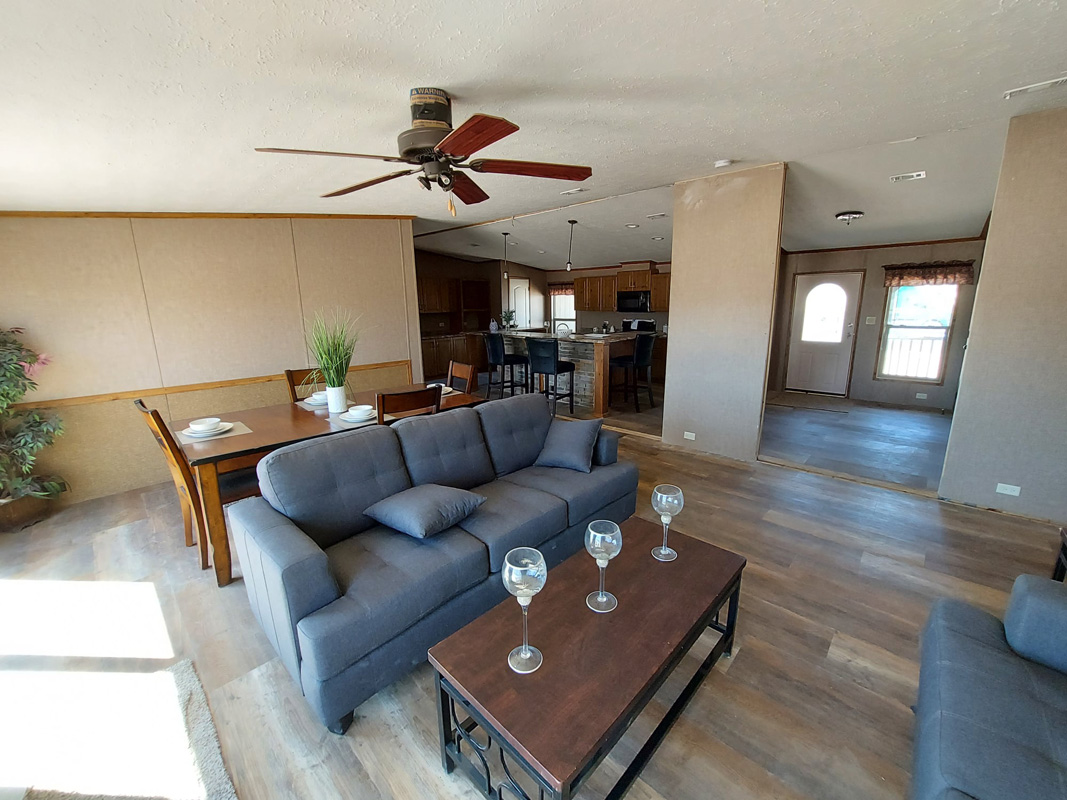C-3672-43A Mobile Home Floorplan for Sale at New Start Homes in El Paso