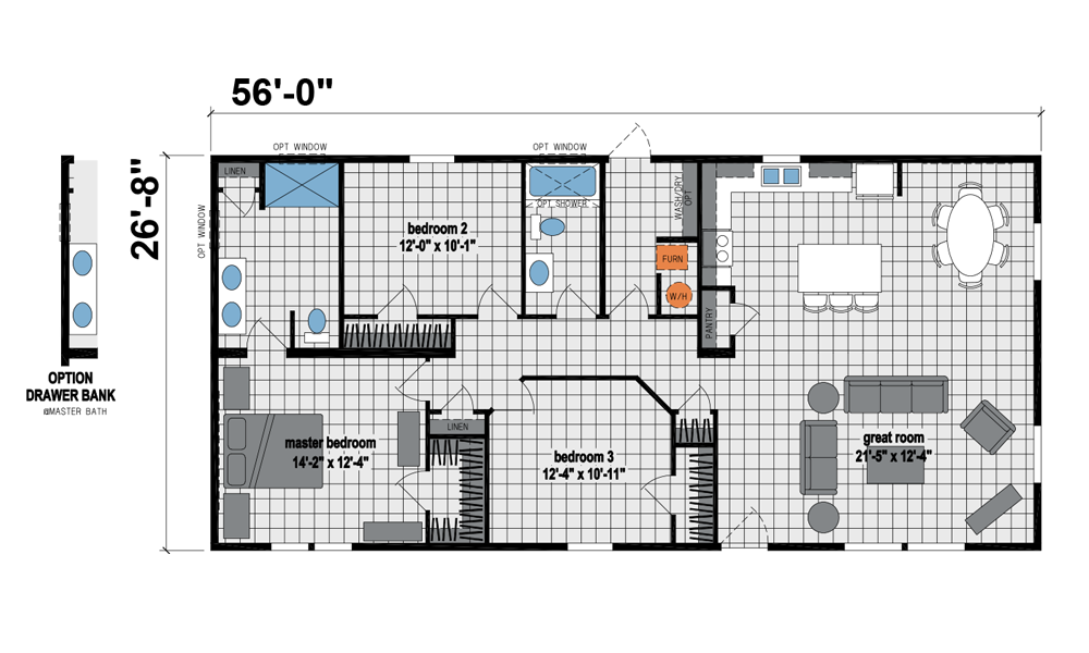 2300 Home Floorplan